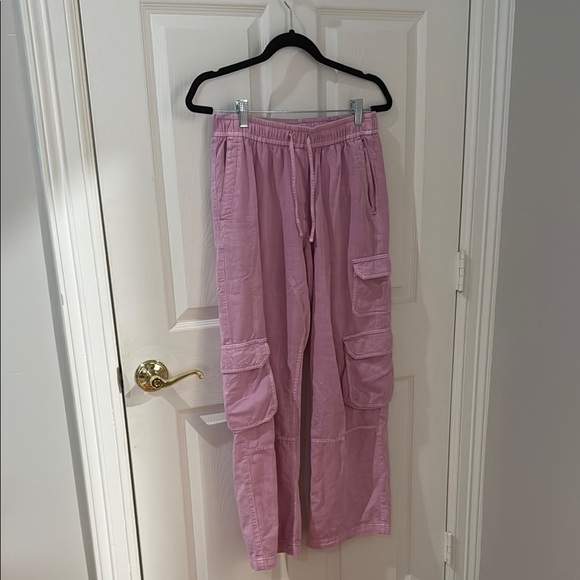 Pink Cargo Pants Old Navy size small - Picture 1 of 3